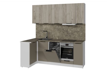 Кухонный гарнитур Альба прайм 2 400, 110х200 см (ПМ) 